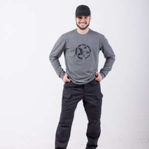 M-TO 007 Yumruboğaz köynək boz rəng