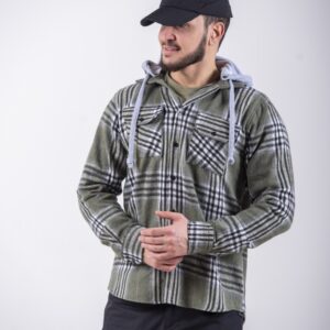 USM-003 Odunçu köynəyi Açıq Yaşıl rəng